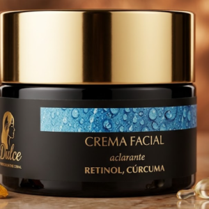 Crema Facial Aclarante: Retinol, Cúrcuma y Ácido Ferúlico (Efecto Lifting)
